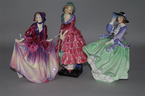 Three Royal Doulton figures